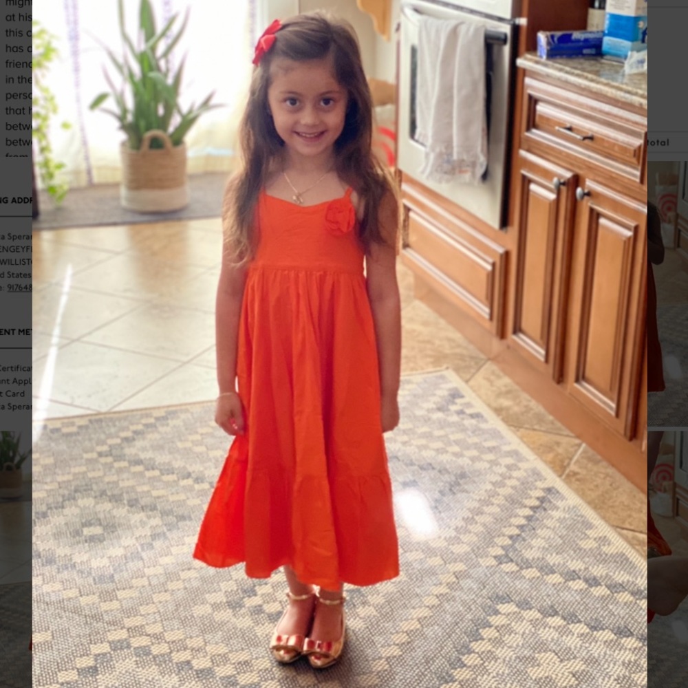 Eliane et Lena beautiful poplin dress
